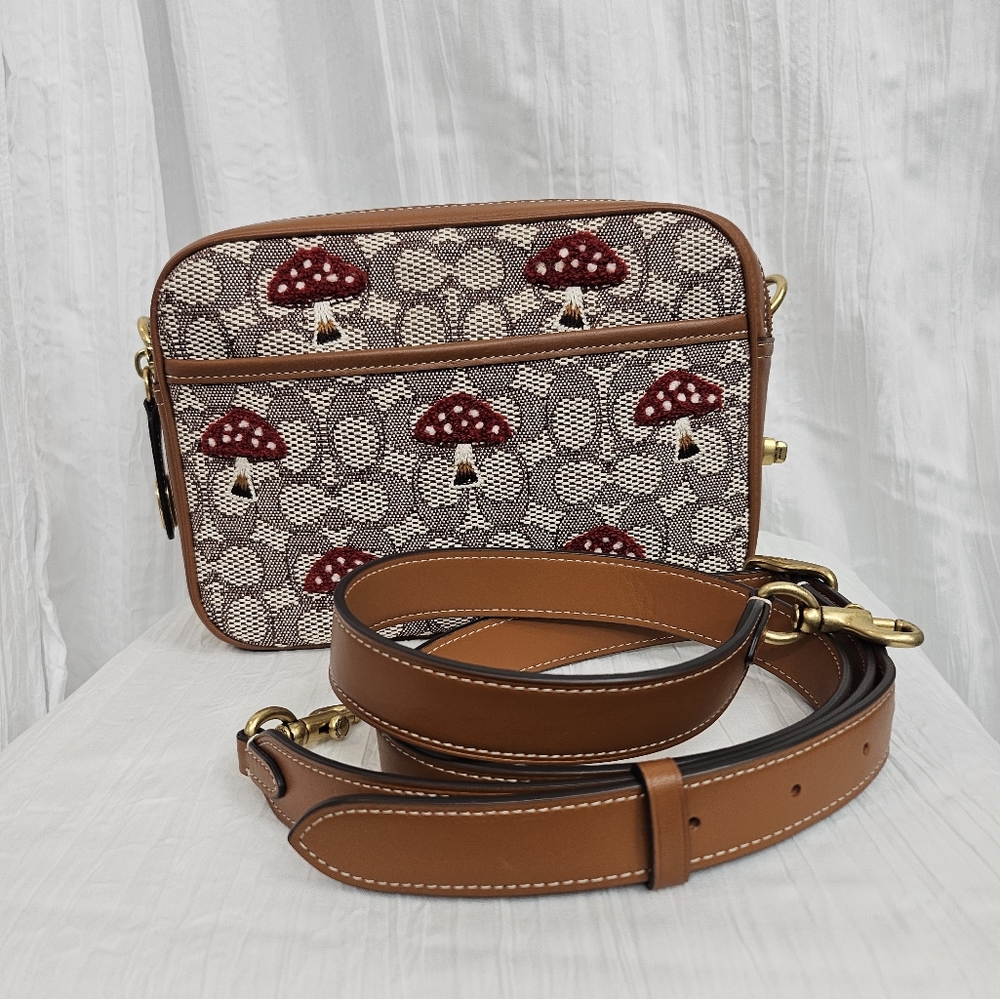 Coach mushroom flight bag